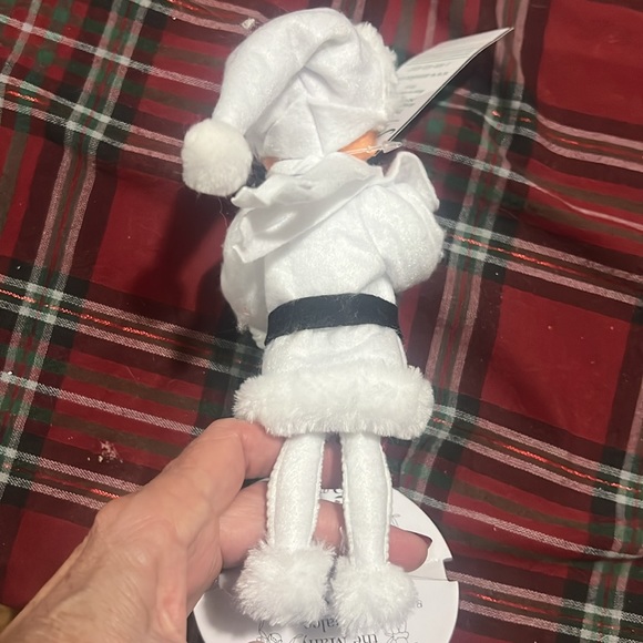 NWT ANNALEE DOLL 9" VERY MERRY WHITE ELF 510420 - Picture 5 of 7